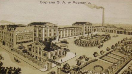 Poznańska Fabryka Czekolady, powstała w 1911 roku na Śródce, a dziesięć lat później przeniosła się na ul. Św. Wawrzyńca na Jeżycach, fot. Wikimedia Commons/domena publiczna